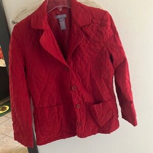 FINAL MARKDOWN Laura Scott quilted look jacket medium